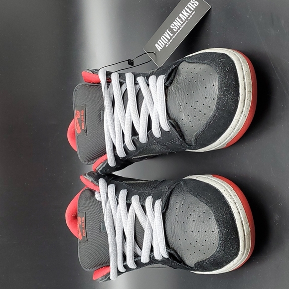 NIKE SB DUNK LOW PRO BLACK CEMENT - Picture 2 of 12